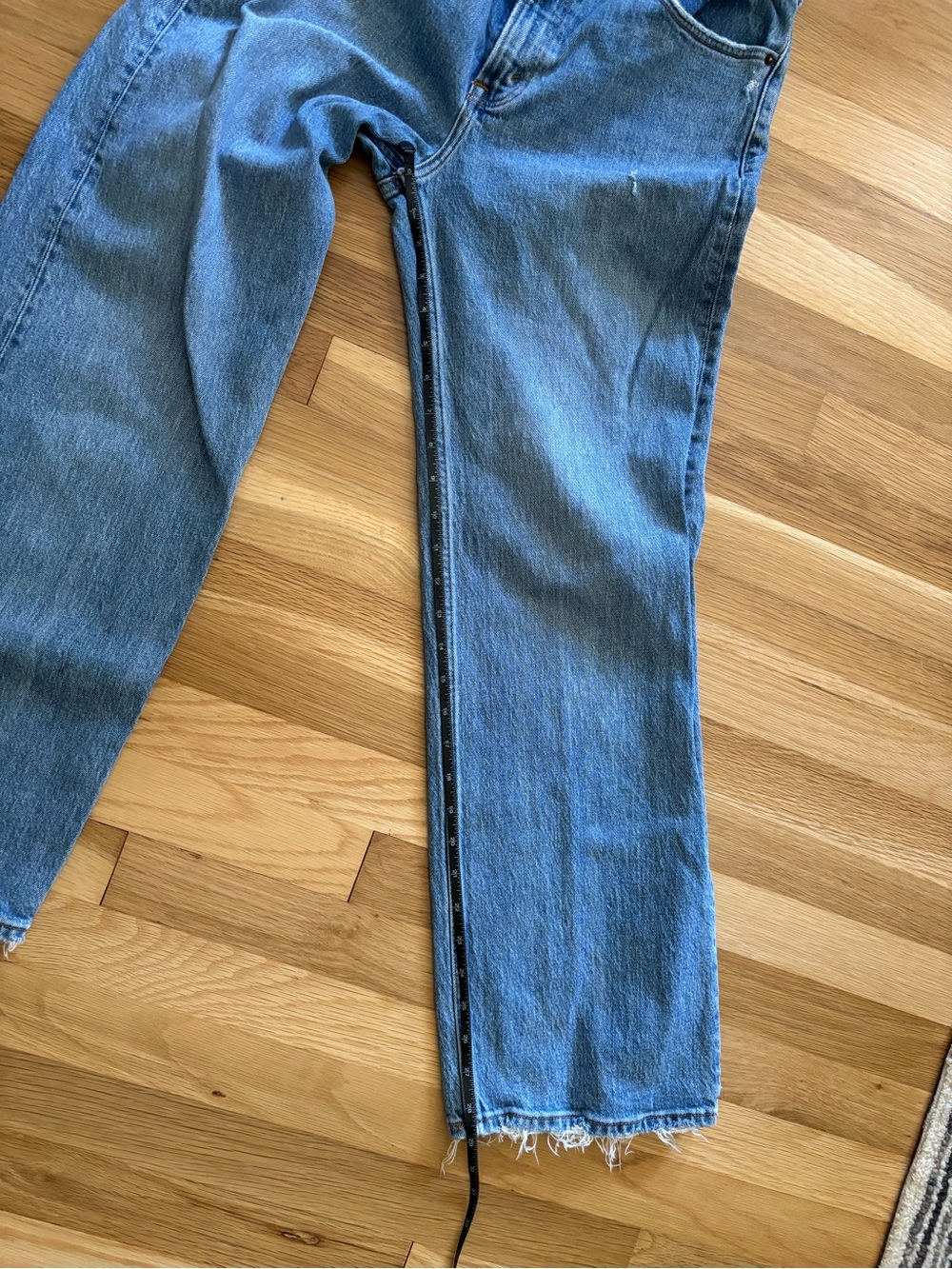 Abercrombie & Fitch The 90’s Relaxed Jean High Rise - Medium Wash, Size 28/6 S - Picture 5 of 7